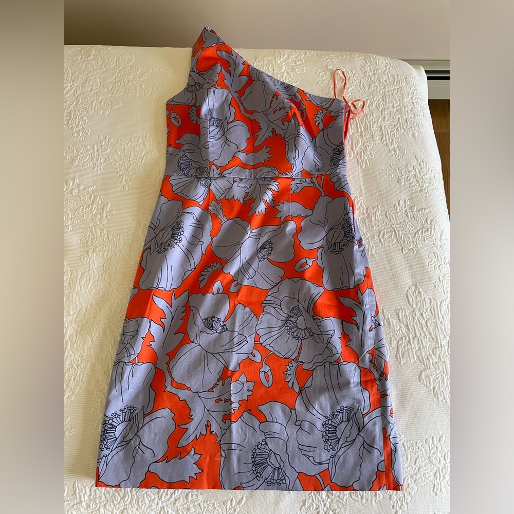 J. Crew one shoulder dress